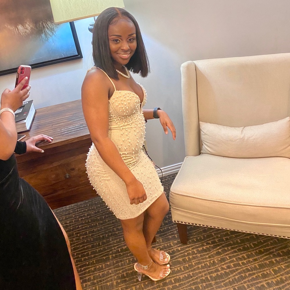 ATTA PEARL GLITTER MINI DRESS : Windsor Dress